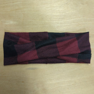 Dark Red Buffalo Plaid