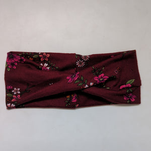 Maroon & Small Flowers